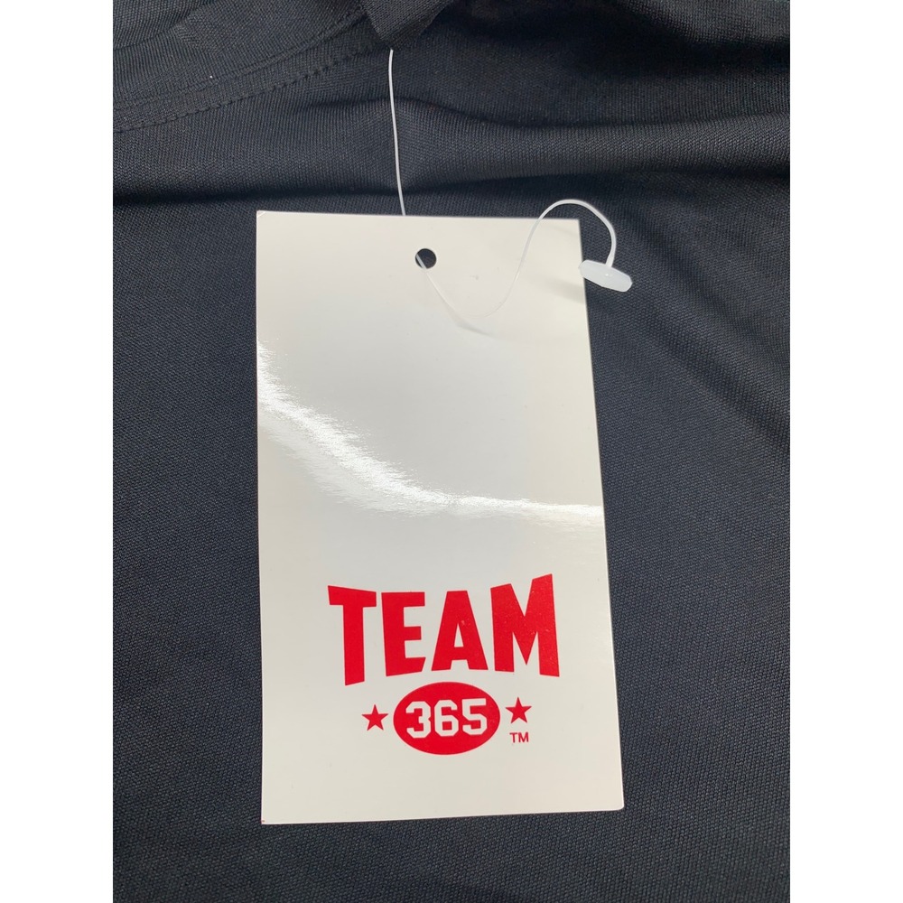 Team 365 Mens Athletic T Shirt Black Short Sleeve Crew Neck‎ Polyester Size S - Picture 5 of 6